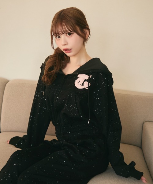 セール】ラメクロススウェットパンツ（スウェットパンツ）｜TITTY&CO