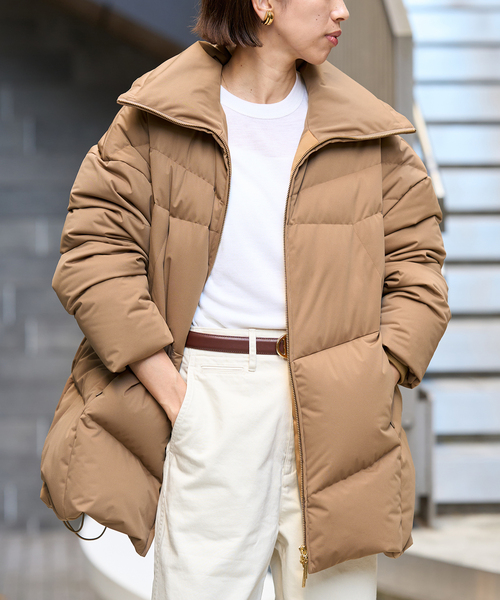 IENA（イエナ）の「【6×1 COPENHAGEN】別注 HIGH COLLAR COCOON ダウン