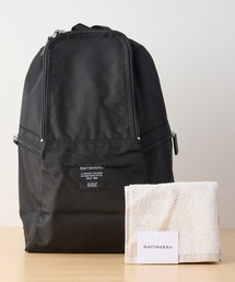 バックパック/リュック（ブラック/黒色系・花柄・ボタニカル柄