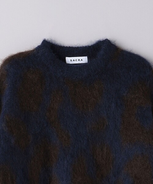 SACRA（サクラ）の「＜SACRA＞LEO ジャカード ニット（ニット/セーター