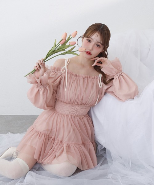 セール】ティアードミニワンピース（ワンピース）｜one after another