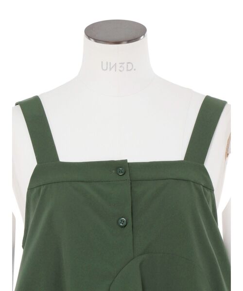 UN3D.（アンスリード）の「ウェーブラインギャザーキャミソール