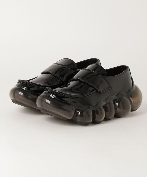 grounds（グラウンズ）の「【grounds】 JEWELRY LOAFER / black