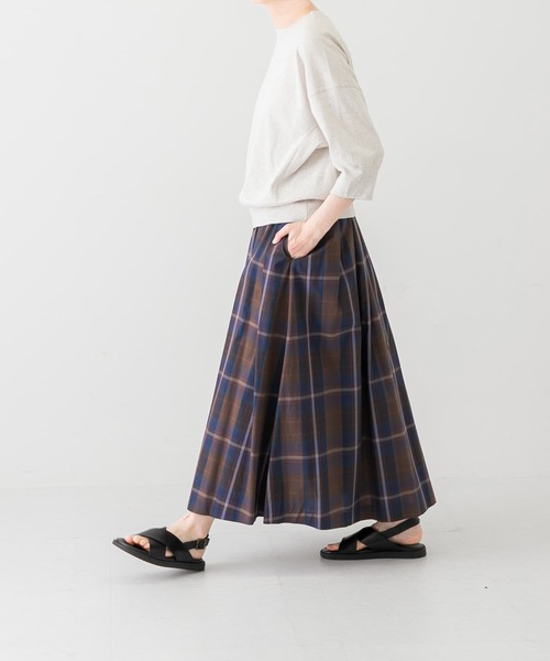 かぐれ（カグレ）の「タイプライターチェックタックスカート（スカート