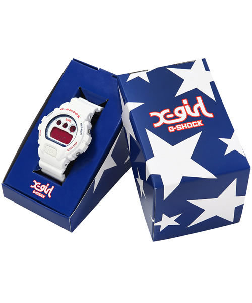 X-girl（エックスガール）の「X-girl×G-SHOCK DW 6900（アナログ腕時計