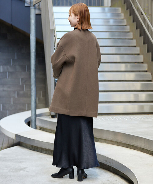 SLOBE IENA（スローブイエナ）の「ウールダブルモッサ ノーカラー