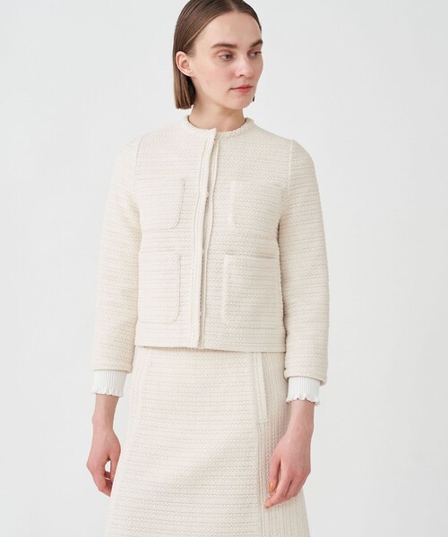 BALLSEY（ボールジィ）の「ギマラッセル ノーカラージャケット（ノー