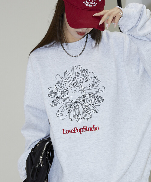 セール】PUBLUX/パブリュクス LOVE POP STUDIO FLOWER EMBROIDERY
