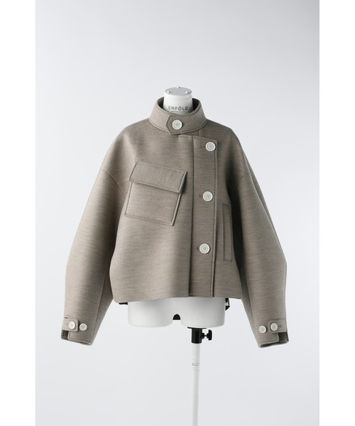 ENFOLD（エンフォルド）の「ショートビーバーBOXコクーンコート