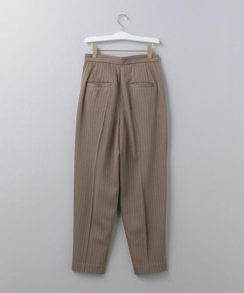 6（ロク）の「＜6(ROKU)＞STRIPE TUCK PANTS/パンツ（その他パンツ