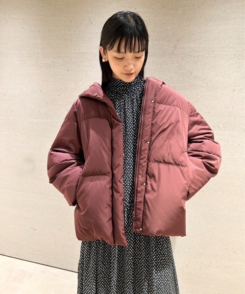 emmi（エミ）の「【emmi atelier】サステナブルフーディーダウン