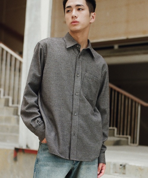 WYM LIDNM（ウィム バイ リドム）の「CLASSIC PLAID FLANNEL SHIRT