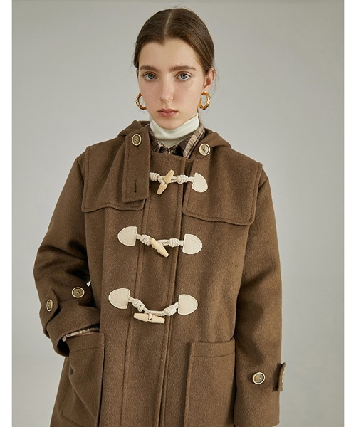 フード ダッフルロングコート FC19W140【Fano Studios】（ダッフル