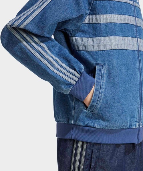 adidas アディカラー ファーストブルー デニム トラックトップ