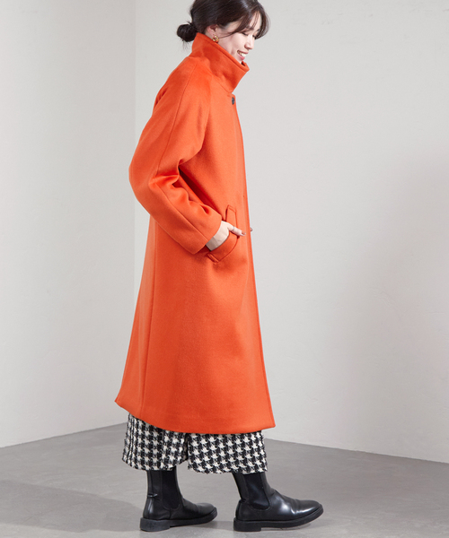 B.C STOCK（ベーセーストック）の「Wビーバースタンドカラーコート