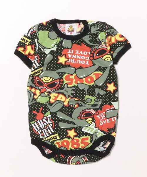 HYSTERIC MINI（ヒステリックミニ）の「HAPPY BUNNY総柄 半袖