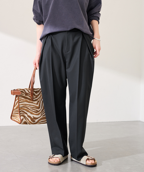 ≪追加≫サマーウールコクーンパンツ（スラックス）｜FRAMeWORK