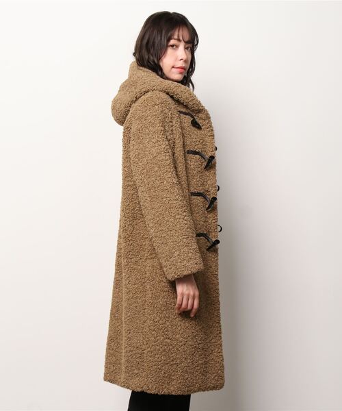 セール】Poodle boa daffle coat（ダッフルコート）｜three dots