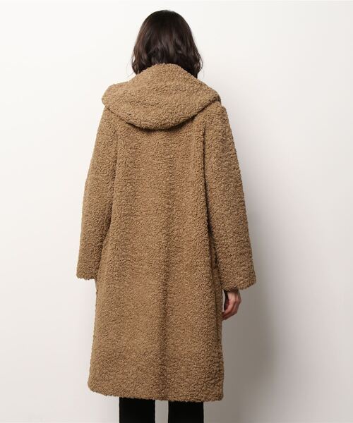 セール】Poodle boa daffle coat（ダッフルコート）｜three dots