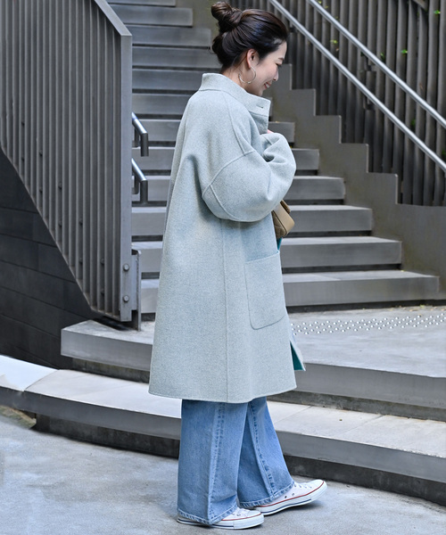 B.C STOCK（ベーセーストック）の「S120ブレンドリバーシブルミドル丈