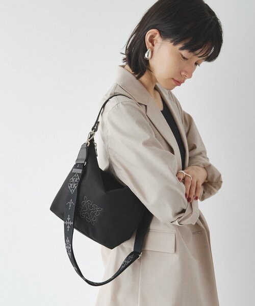 コーデュラナイロン2WAYシンプルショルダーバッグ（ショルダーバッグ