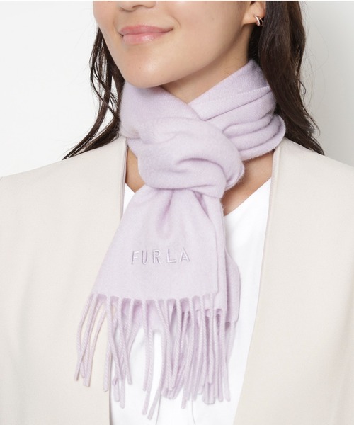 カシミヤ100% 洗える ”プチマフラー”（マフラー）｜FURLA（フルラ）の