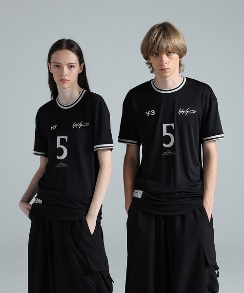 Y-3 ELITE 5 SHORT SLEEVE FOOTBALL TEE（Tシャツ/カットソー）｜Y-3