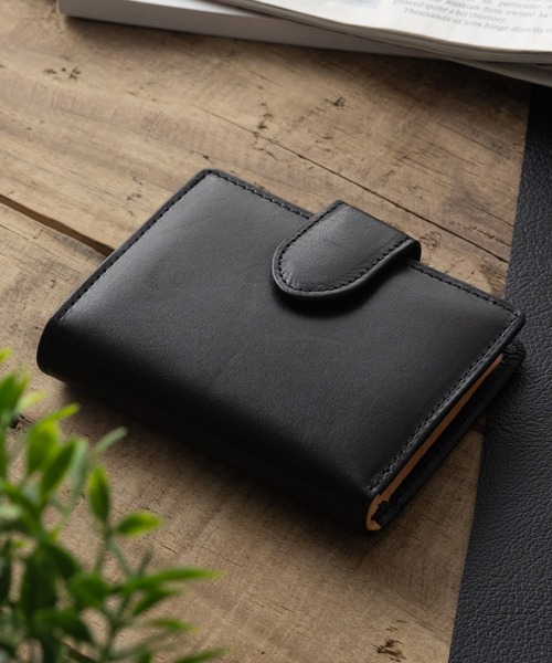 栃木レザー 牛革 コンパクト 二つ折り財布（財布）｜Maturi JAPAN（マ