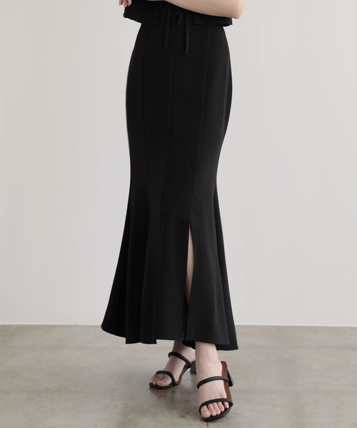 サイドアジャスタースリットマーメイドスカート（スカート