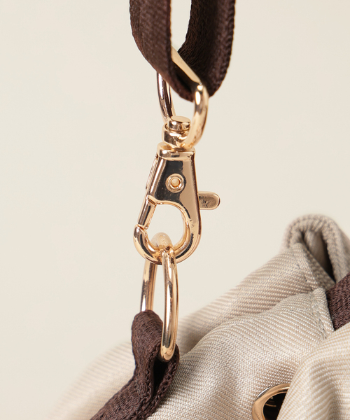 LeSportsac/レスポートサック × IENA ENFANT Drawstring Bucket Bag