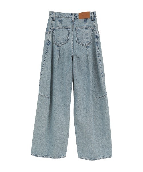 COCOON BULKY DENIM PANTS（デニムパンツ）｜CLANE（クラネ）の