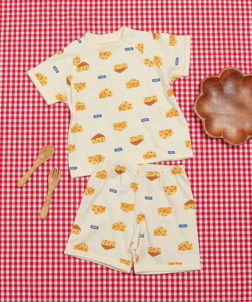 リンク】3時のおやつ柄パジャマ（ルームウェア/パジャマ）｜apres les