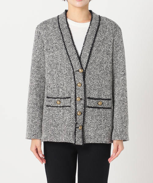 Deuxieme Classe（ドゥーズィエムクラス）の「*TWEED カーディガン