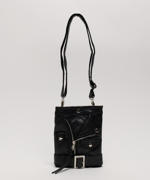 ライダース 2WAY ミニ ポーチ シザーバッグ ショルダーバッグ