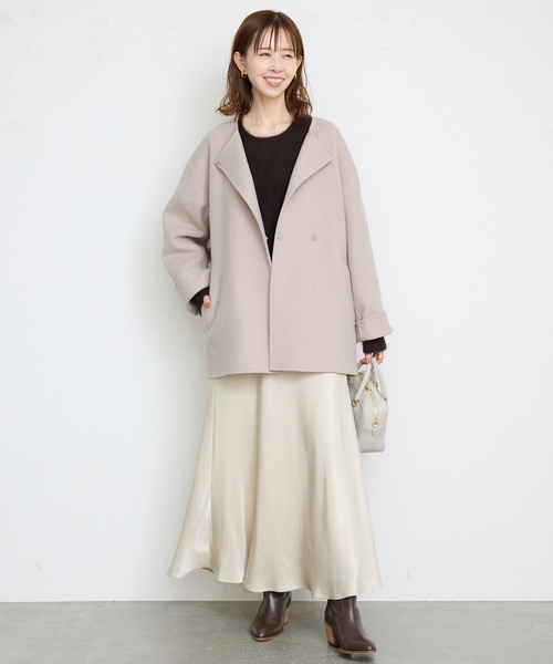 SLOBE IENA（スローブイエナ）の「souple woolダブルフェイスノー
