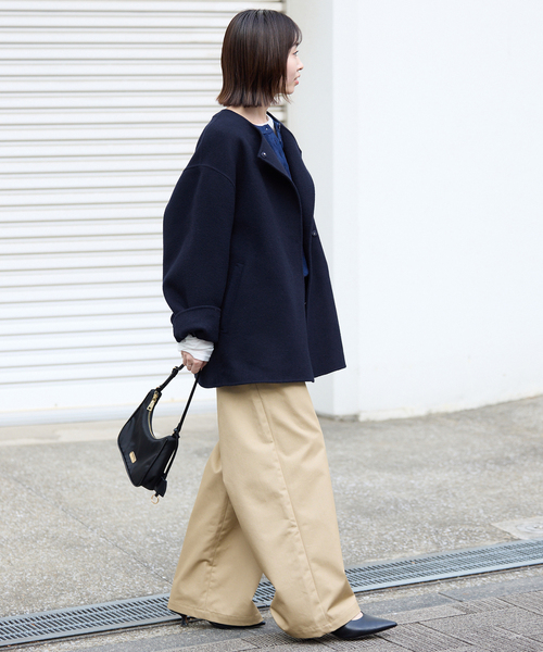 SLOBE IENA（スローブイエナ）の「souple woolダブルフェイスノー