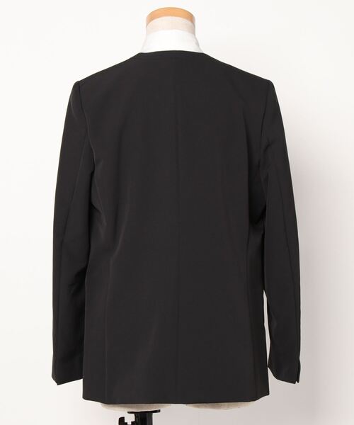 Mila Owen（ミラオーウェン）の「SET UPシワレスノーカラージャケット