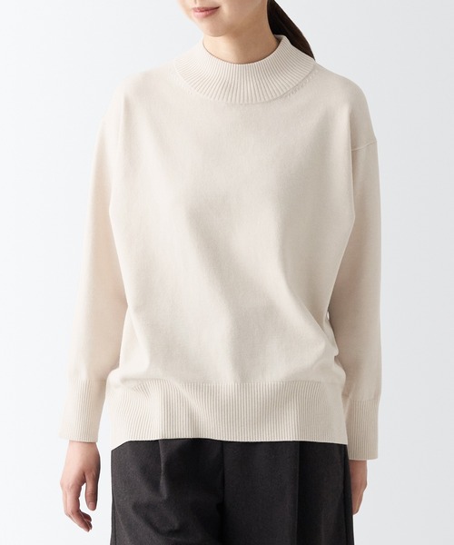 セール】洗えるニットハイネックセーター（ニット/セーター）｜無印