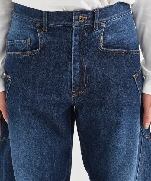 KHOKI / コッキ】Draped denim pants/ドロップドデニムパンツ 23aw-p