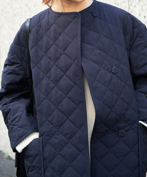 Spick & Span（スピックアンドスパン）の「キルティングノーカラー