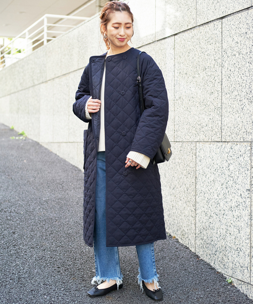 Spick & Span（スピックアンドスパン）の「キルティングノーカラー
