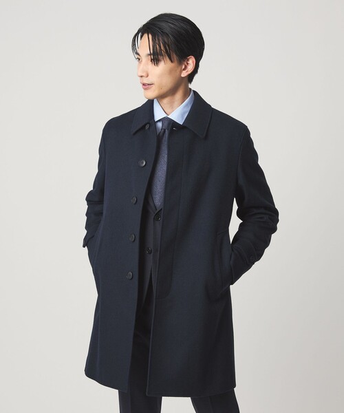 セール】ウールカシミヤ バルカラーコート ステンカラーコート（ステン