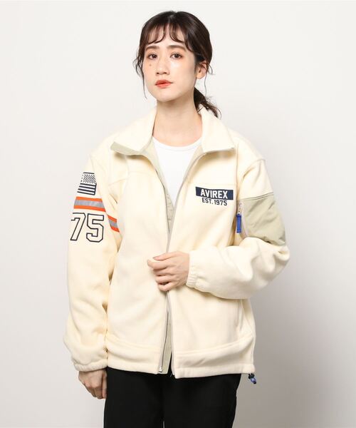 AVIREX（アヴィレックス）の「リフレクト ライン フリース ジャケット