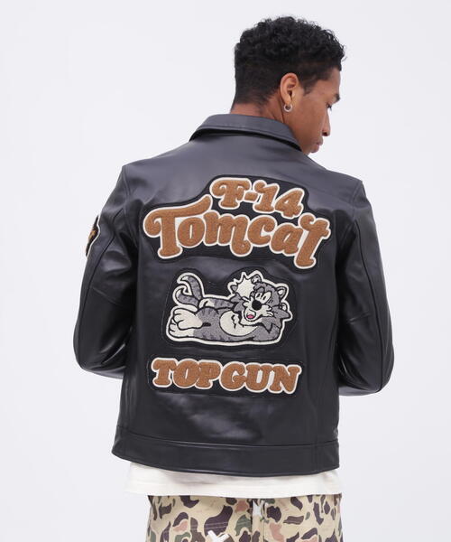 セール】LEATHER JACKET TOMCAT / レザー ジャケット トムキャット