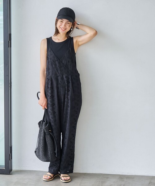 RONEL】レースオールインワン（つなぎ/オールインワン）｜coen