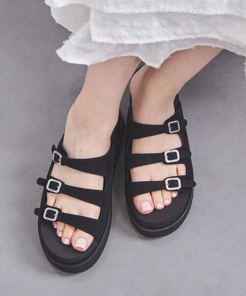 UNITED ARROWS（ユナイテッドアローズ）の「3ライン スエード ミュール