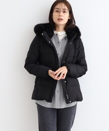 INDIVI（インディヴィ）の「シルキーサテンダウンコート（ダウン