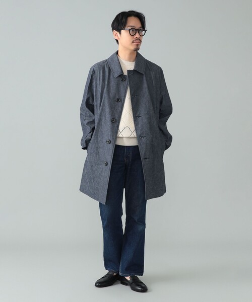 別注】MACKINTOSH / DUNKELD SHORT デニム ステンカラーコート（ステン