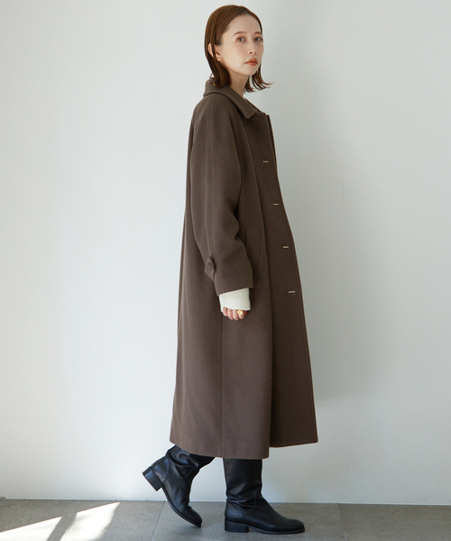 SLOBE IENA（スローブイエナ）の「ウールモッサステンカラーコート