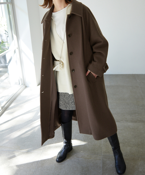 SLOBE IENA（スローブイエナ）の「ウールモッサステンカラーコート